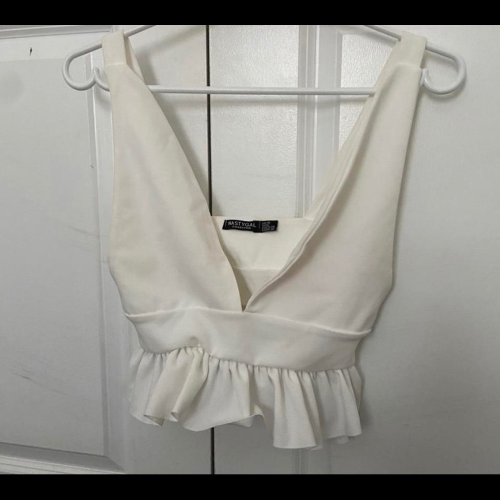 Nasty Gal peplum top